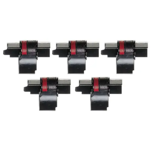 5 Rouleaux encreurs CP13 IR40T IR42 noir et rouge - ARMOR 