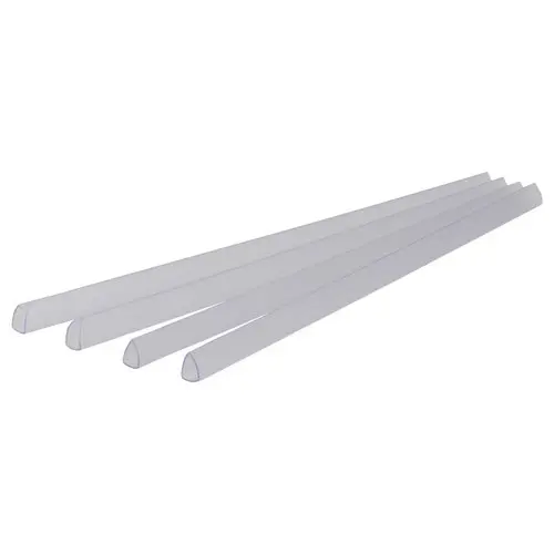 25 Baguettes &agrave; relier - 6 mm - Cristal - Pavo 