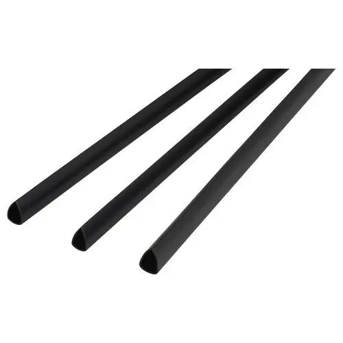 25 Baguettes &agrave; relier - 6 mm - Noir - Pavo 