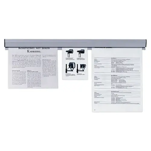 Rail de serrage pour papier, autocollant, 1500mm