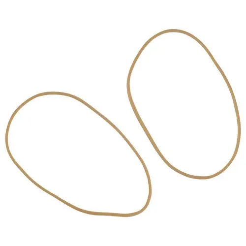 Sachet de 1 kg de bracelets élastiques étroits en caoutchouc - Blond - 100 mm - SIGN