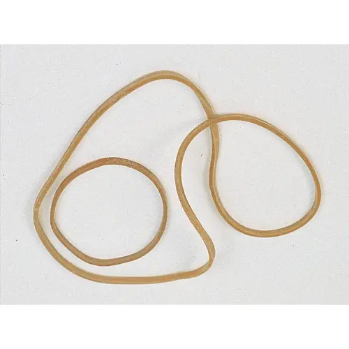 Sachet de 1 kg de bracelets élastiques étroits en caoutchouc - Blond - 100 mm - SIGN