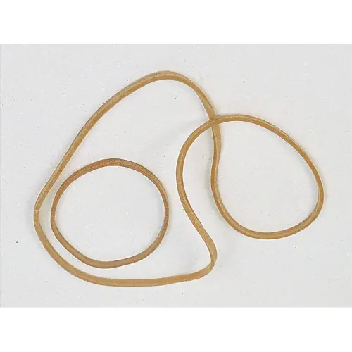 Sachet de 1 kg de bracelets élastiques étroits en caoutchouc - Blond - 150 mm - SIGN