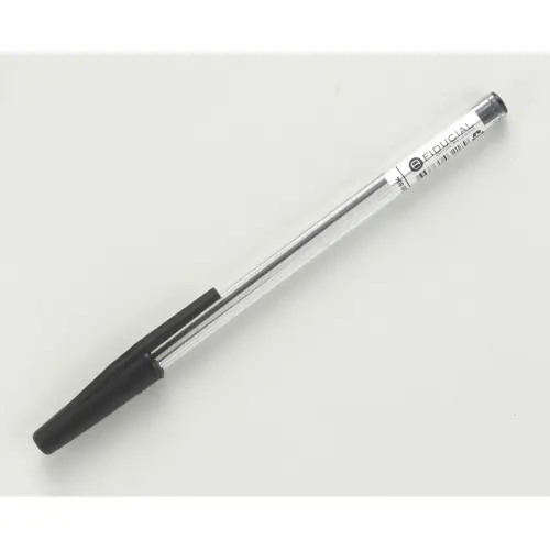 Stylo bille rétractable - Avec grip - Ecriture moyenne - Noir - FIDUCIAL