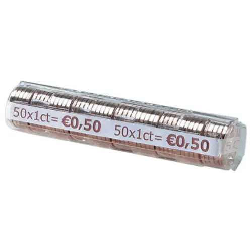 250 Coques plastique - 50 pièces - 1 centime