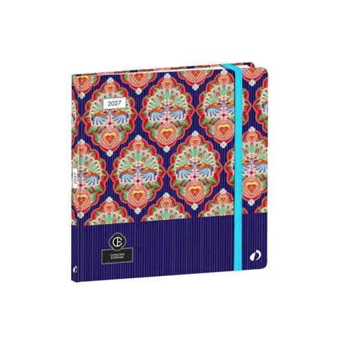 Agenda semainier Catalina - 16x16 cm - D&eacute;cembre &agrave; d&eacute;cembre - QUO VADIS 