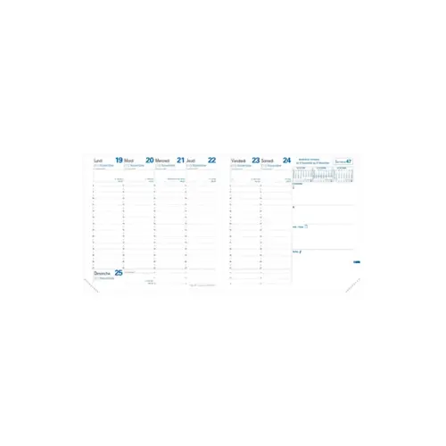 Agenda semainier Catalina - 16x16 cm - D&eacute;cembre &agrave; d&eacute;cembre - QUO VADIS 