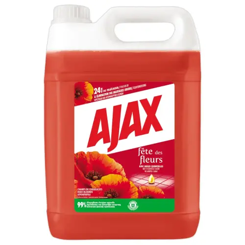 Nettoyant ménager AJAX 5L parfum Coquelicot