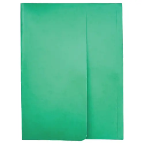 10 Chemises pochettes carte lustr&eacute;e avec soufflet 250 g 