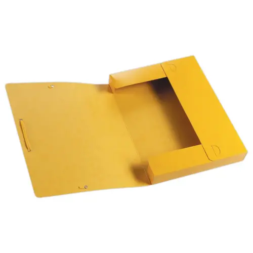 Bo&icirc;te de classement carte  - Dos 4 cm - jaune - ACCESS 