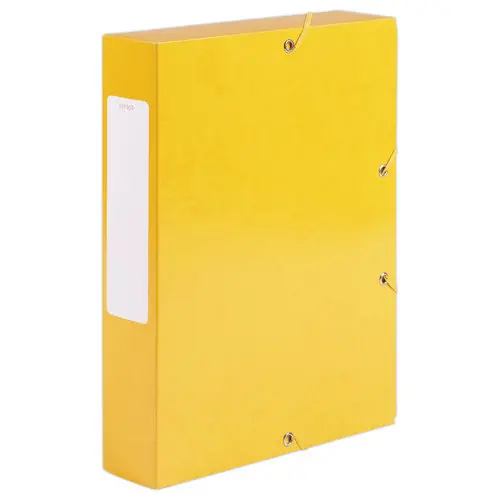 Boîte de classement carte - Dos 6 cm - jaune - ACCESS