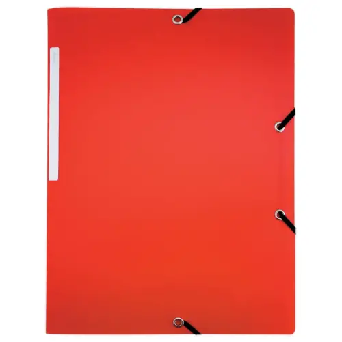 Chemise 3 rabats à élastiques en polypropylène - rouge - ACCESS