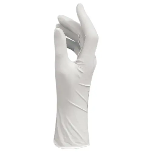 100 Gants en latex naturel non poudrés - Taille 7/S - Effet seconde peau