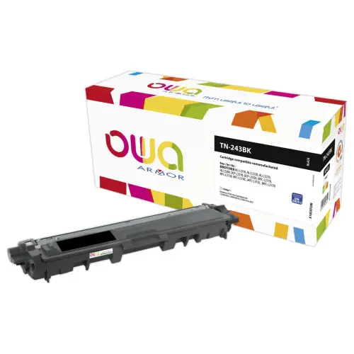 Toner éq. BROTHER TN-243BK - Noir - OWA