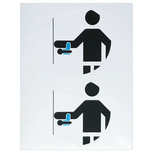 2 poignée de porte, adaptateur ouverturesans les mains,handicap/hygiène