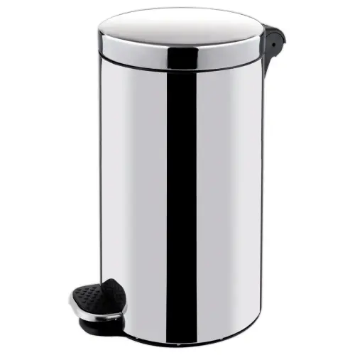 Poubelle à pédale 30 litres - Inox
