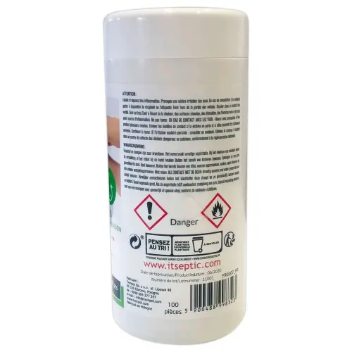 Lingettes désinfectantes ITSEPTIC