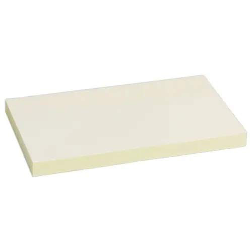 Bloc notes repositionnables - 7,6 x 12,7 cm - Jaune - FIDUCIAL 