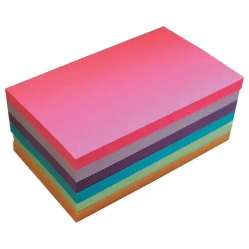 6 Blocs notes repositionnables - 7,6 x 12,7 cm - Couleurs vives assorties - FIDUCIAL