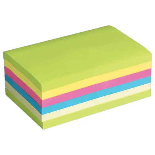 6 Blocs notes repositionnables super adhésives - 7,6 x 12,7 cm - FIDUCIAL OFFICE SOLUTIONS