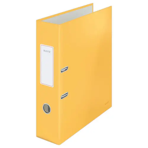 Classeur &agrave; levier 180&deg; Cosy - Jaune - LEITZ 