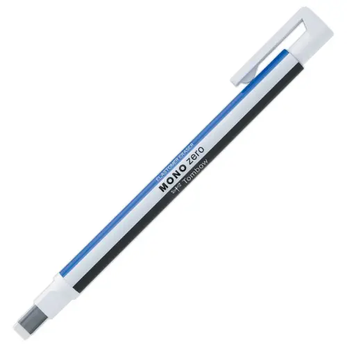 Stylo gomme Mono Z&eacute;ro - Rechargeable - Pointe rectangle - TOMBOW 