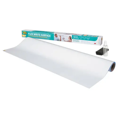 Tableau blanc adhésif souple en rouleaux FlexWrite H 60,9 x L 91,4 cm