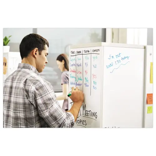 Tableau blanc adhésif souple en rouleaux FlexWrite H 60,9 x L 91,4 cm