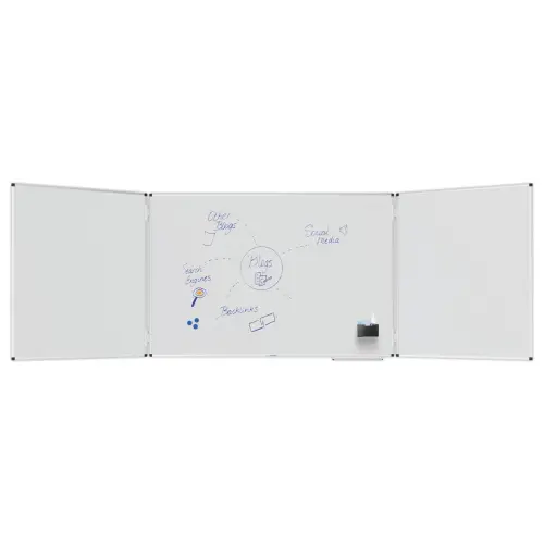 Tableau blanc magn&eacute;tique - Triptyque - LEGAMASTER 