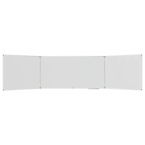 Tableau blanc triptyque UNITE PLUS - Surface émaillée - 100 x 200 cm - Legamaster