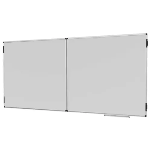Tableau blanc triptyque UNITE PLUS - Surface émaillée - 100 x 200 cm - Legamaster