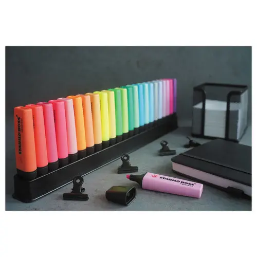 23 Surligneurs BOSS ORIGINAL - Pointe biseautée - Set de bureau - STABILO