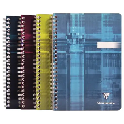 Cahier spirale Metric - 17 x 22 cm - 100 pages - Sey&egrave;s - CLAIREFONTAINE 