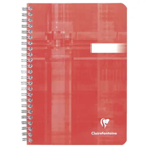 Cahier spirale Metric - 17 x 22 cm - 100 pages - Sey&egrave;s - CLAIREFONTAINE 