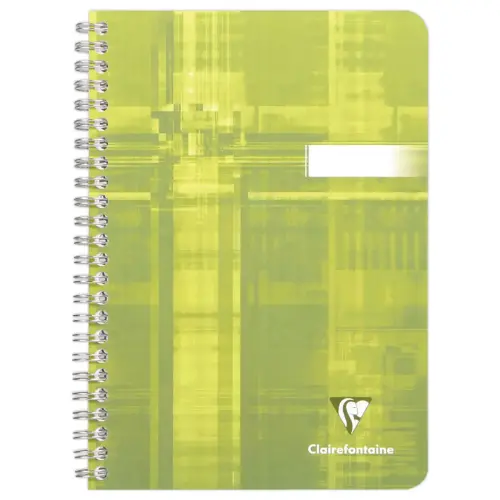 Cahier spirale Metric - 17 x 22 cm - 100 pages - Sey&egrave;s - CLAIREFONTAINE 