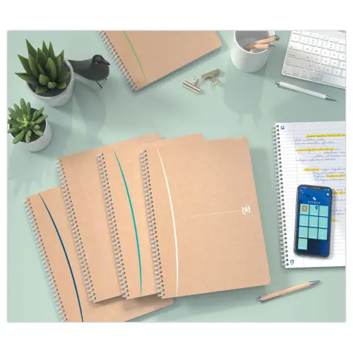 Cahier spirale A4 Touareg - 5x5 - 180 pages - OXFORD
