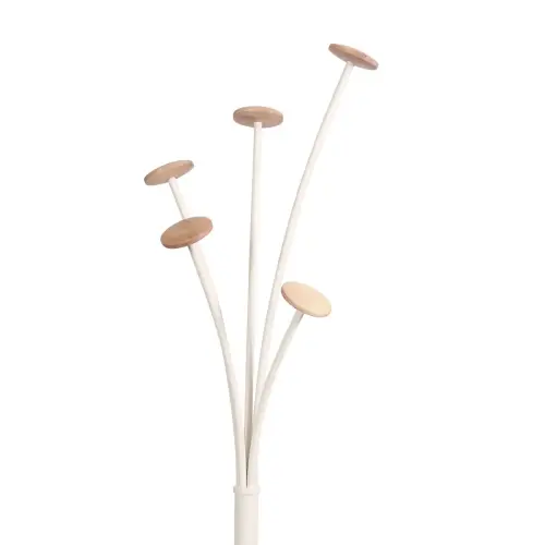 Porte-manteau Festival - Bois et blanc - ALBA
