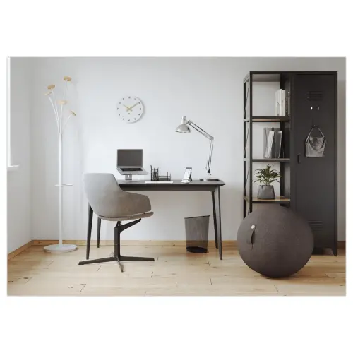Horloge murale milena blanche 30 cm cadran bois - ALBA