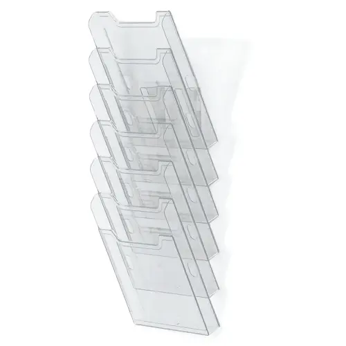 Trieur mural - 6 compartiments A4 - Transparent - EXACOMPTA 