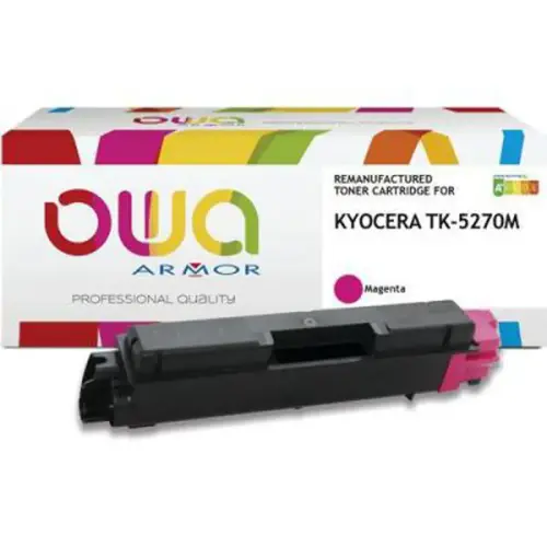 Toner &eacute;q. KYOCERA TK-5270M - Magenta - OWA 