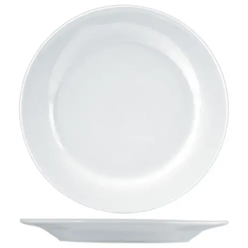6 Assiettes plates en porcelaine ø 19,5 cm