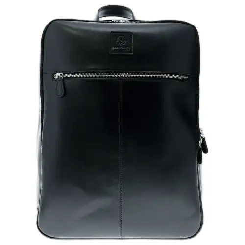 Sac à dos pour ordinateur 15.6" Exactive en cuir noir