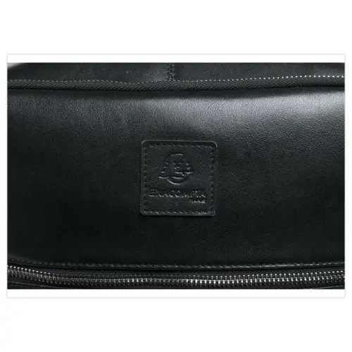 Sac à dos pour ordinateur 15.6" Exactive en cuir noir