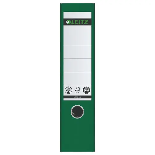 Classeurs à levier carton marbré - Dos 8 cm - vert - LEITZ