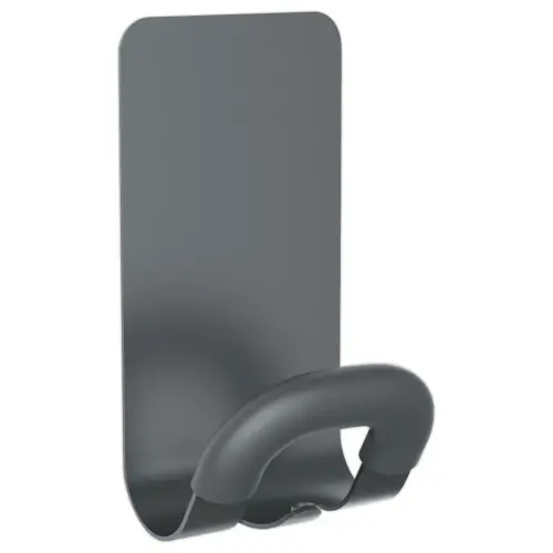Patère magnétique metallique noir