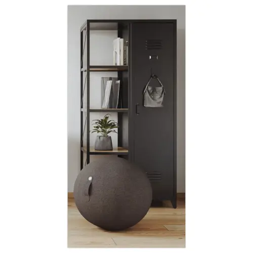 Patère magnétique metallique noir