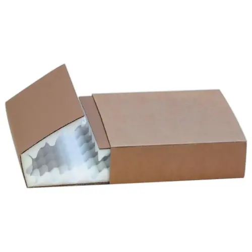 50 Boîtes fourreau avec calage mousse ép 25mm Dim : L12,5 x l10,5 x H5 cm