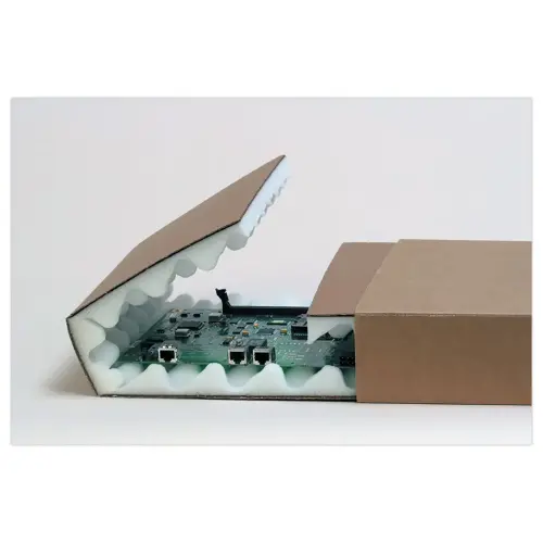 50 Boîtes fourreau avec calage mousse ép 25mm Dim : L12,5 x l10,5 x H5 cm