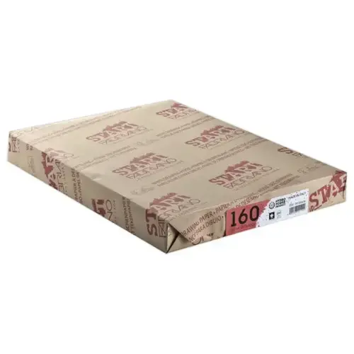 200 Feuilles de papier dessin blanc format 29,7 x 42 cm - 160 g 