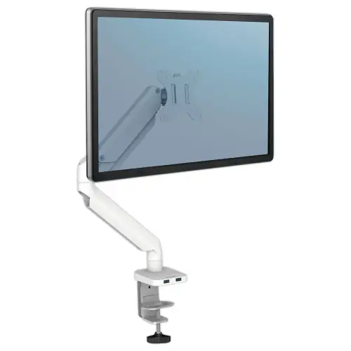 Bras porte-écran simple Platinum Series - Blanc - FELLOWES